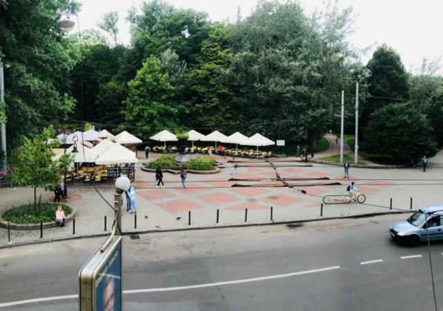 2-Х Рівнева Квартира В Центрі Університет Франка З Парковкою Lviv Exteriör bild